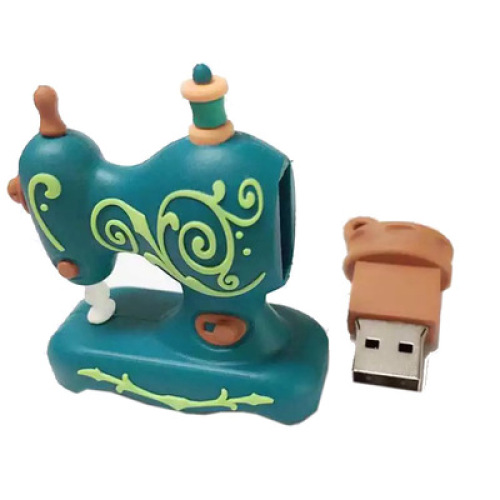 Sewing Machine Shaped USB Flash Drive