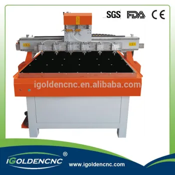 multi heads cnc automatic round glass cutting machine