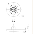 4 Zoll Messing Duschkopf