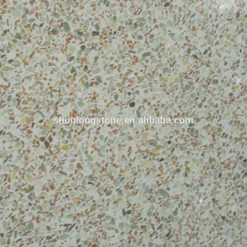 AM 021 sesame green artificial marble tile,slab