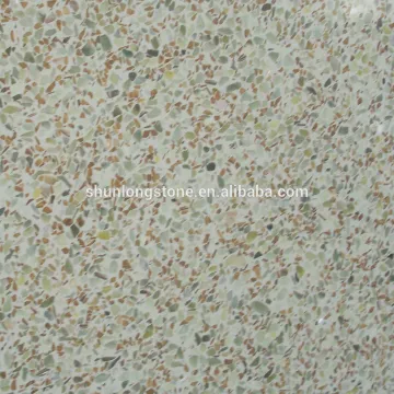 AM 021 sesame green artificial marble tile,slab