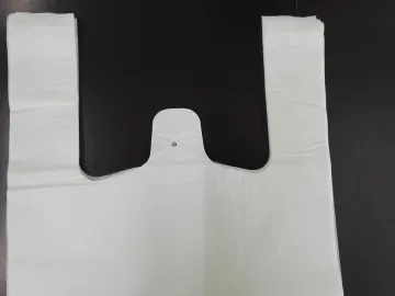 Printed Plastic Vest Bag Biodegradable Surface Smile T Shirt Bags and Packaging Bags