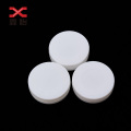 PS White Flat Built-in Toy Plastic Flat Rattle
