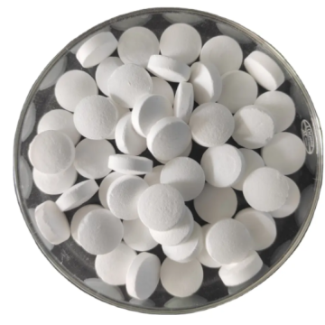 Compresse effervescenti igienizzanti per il trattamento dell'acqua