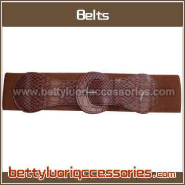 Leather Waist Elastic Belt