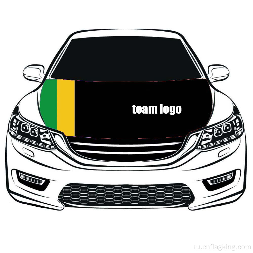 изготовленный на заказ флаг капюшона для национальной сборной Бразилии 100% высокоэластичная ткань