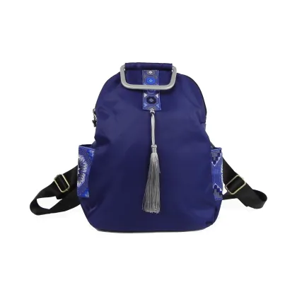 Mei Yi Arts Ethnic Embroidery Waterproof Nylon Backpack