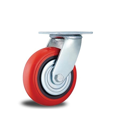 COOCHEER 4'' PVC Heavy Duty Swivel Caster Wheels