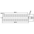 Wholesale single-slot male end board-to-board connectors