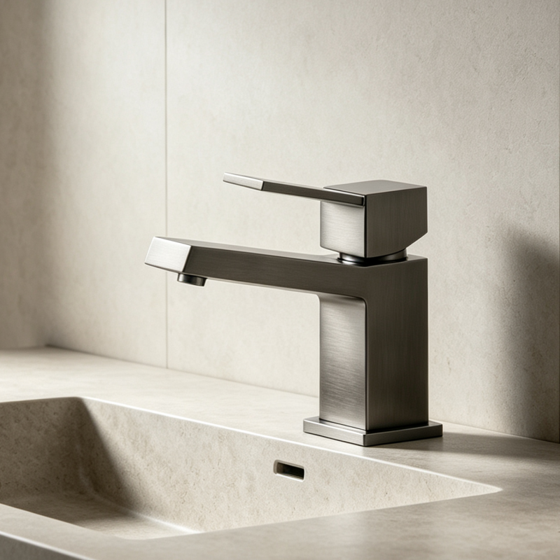 square basin mixer