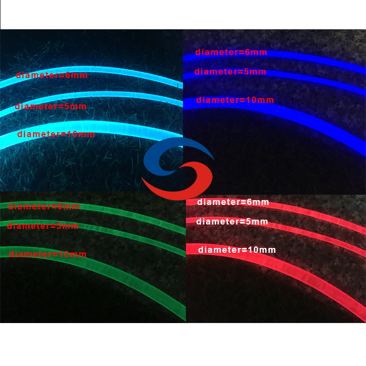 Side Glow Optical Fiber