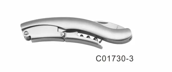 Satin Finished Corkscrew Bottle Opener