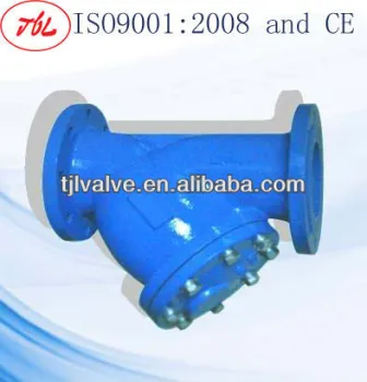 Cast iron Y strainer filter