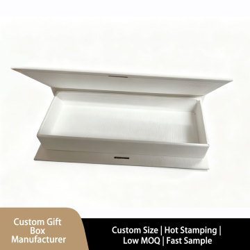 Custom Logo Flip Lid Book Shaped Presentation Box