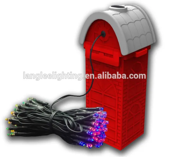 Decorative LED Holiday Lighting DC3V String Light Operated on Saline Walter 12W 22Meters