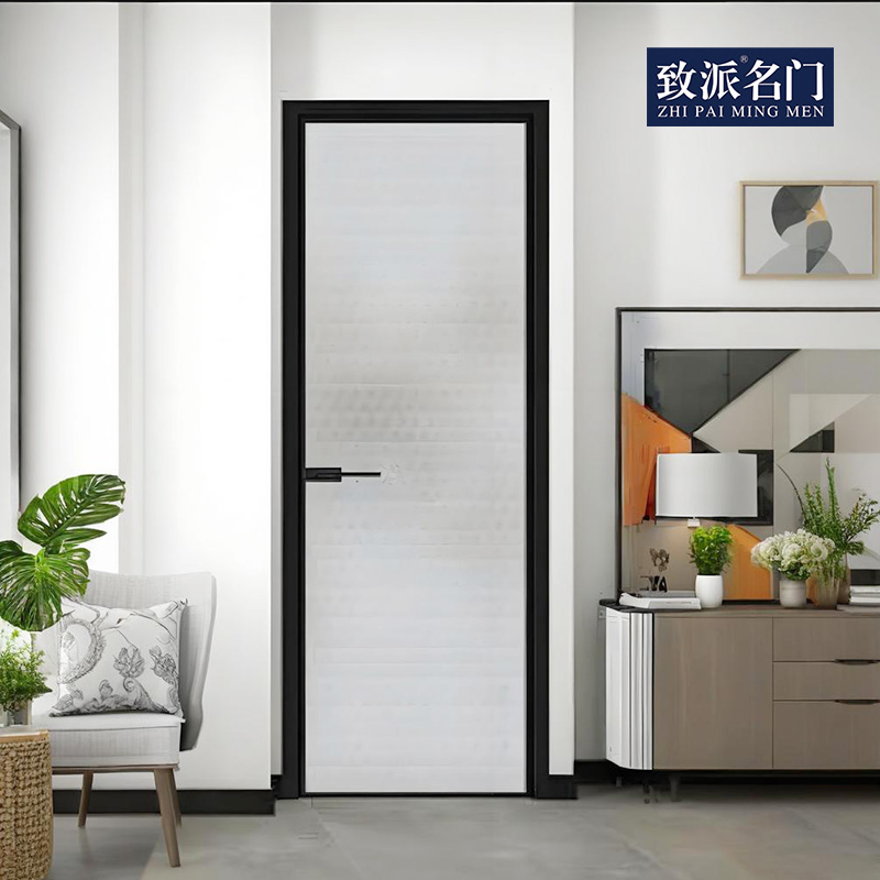 Puerta de cristal para el hogar, puerta batiente