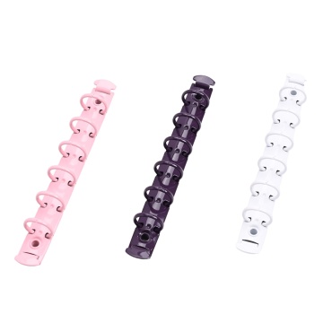 Multi-colored Macaron Metal Ring Binder Clips O-Clamp Loose Leaf Rings