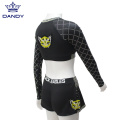 Custom all star sexy crop top cheerleader uniforms