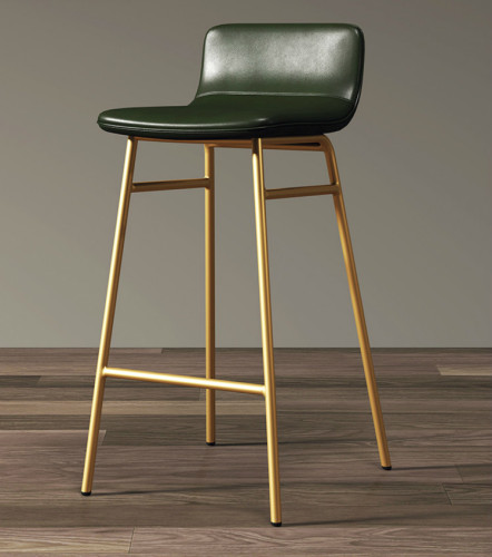 Nordic Backrest Bar Stool Chair Originality Household Modern Concise Bar Counter Chair Reception Leisure Time Café High Foot