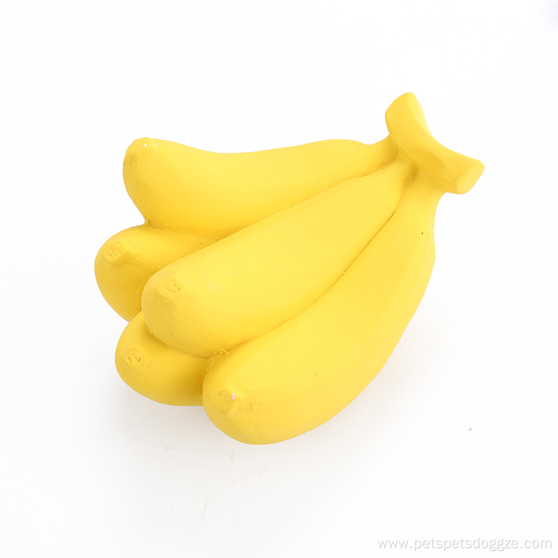 fruit shape latex squeaky pet dog toy