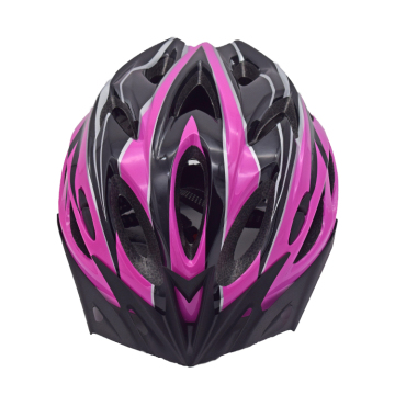 LC Bicycle Riding Full Face Protective Smart Pink Black Adult Bicycle Helmet