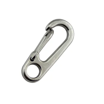 Carabiner snap hook with eye carton packing for dog leashes bag carabiner hooks 35mm