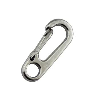 Carabiner snap hook with eye carton packing for dog leashes bag carabiner hooks 35mm