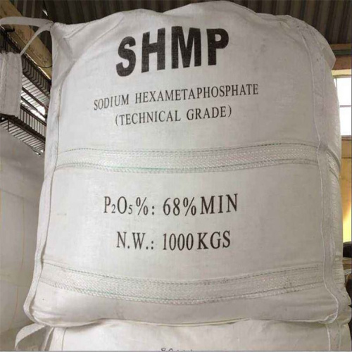 Matières premières chimiques d'usine 25 kg hexamétaphosphate de sodium