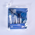 Empty Portable Plastic Airplane Travel Bottle Kit Set