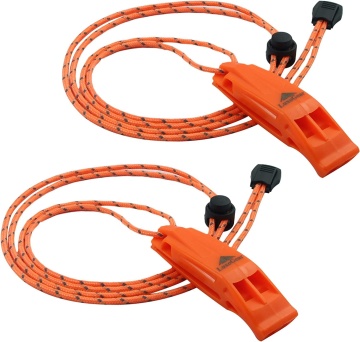 WHISTLE ESTEMENT WITE LANYARD: Ένα ζωτικό εργαλείο επιβίωσης για καγιάκ, γιλέκα ζωής, βαρκάδα και ψάρεμα