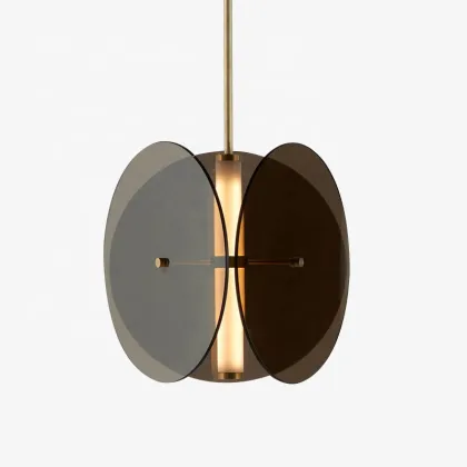 Frosted Glass Arch Pendant 01 by Douglas and Bec