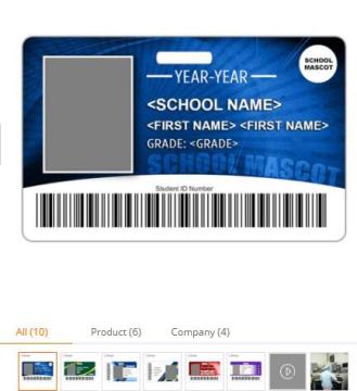 Custom Printed PVC School ID Card
