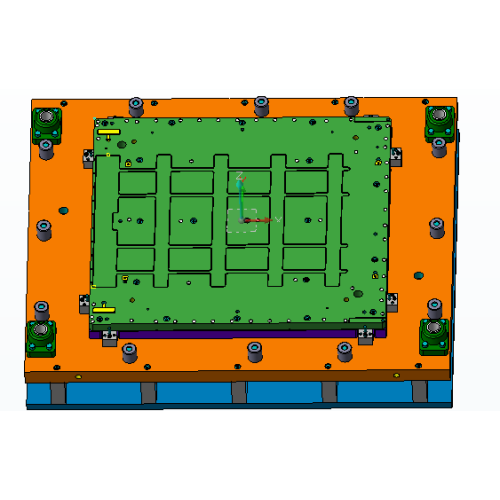 Lower part of server chassis mould