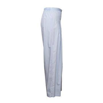 High Waist Cotton Poplin Palazzo