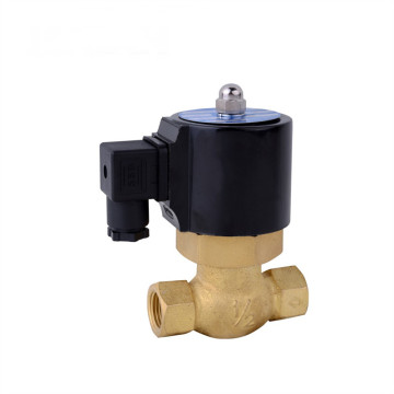 High-Quality 2 Way 2 Position Brass Solenoid Valve 12V 220V for Steam and Water