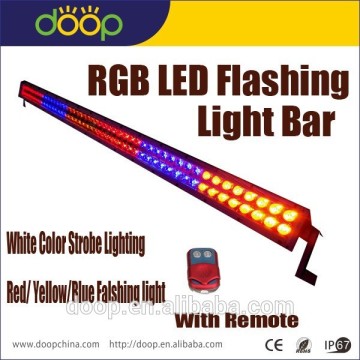 Widely Applicable New Dual Row 288W Auto RGB LED Flashing Light Bar