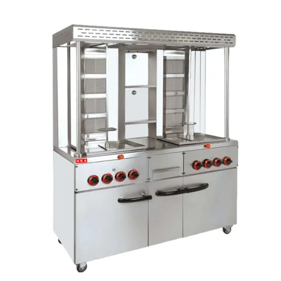 16kw Vertical Electric Double Head Grill Kebab Roaster for Restaurant