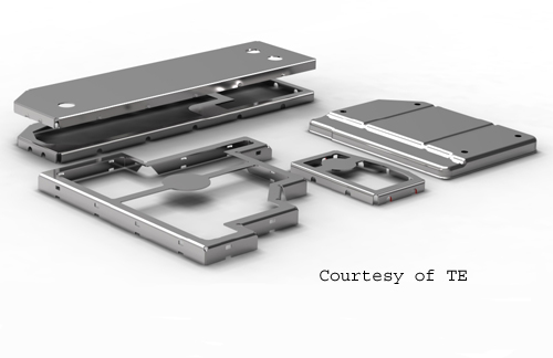 The EMI shielding frame