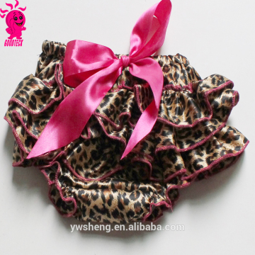 Cute Baby Girls Pettiskirt Ruffle Panties Leopard Bloomer