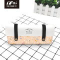 Custom flower life style PU leather pencil case & bag handbags multifunctional bag