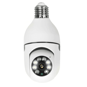 Tuya 2MP WiFi Bulb Camera with Night Vision and Two-Way Audio