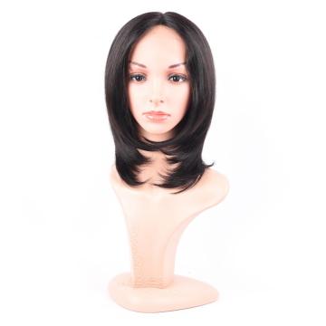 100% NATURAL VIRGIN REMY HUMAN HAIR STRAIGHT LACE FRONT WIG