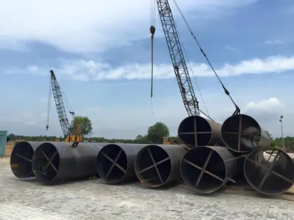 large diameter SSAW steel pipe/spiral SAW steel pipe large diameter Ssaw Steel Pipe/spiral SAW