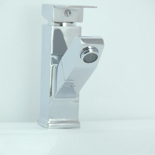 Black Pull Out Spray Spout Basin Faucet