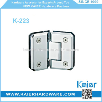 Sophisticated technology glass door brass shower hinge