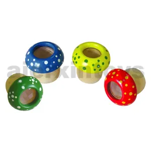 Wooden Toys - Wooden Kaleidoscope Mushroom (4 colors) (80447)