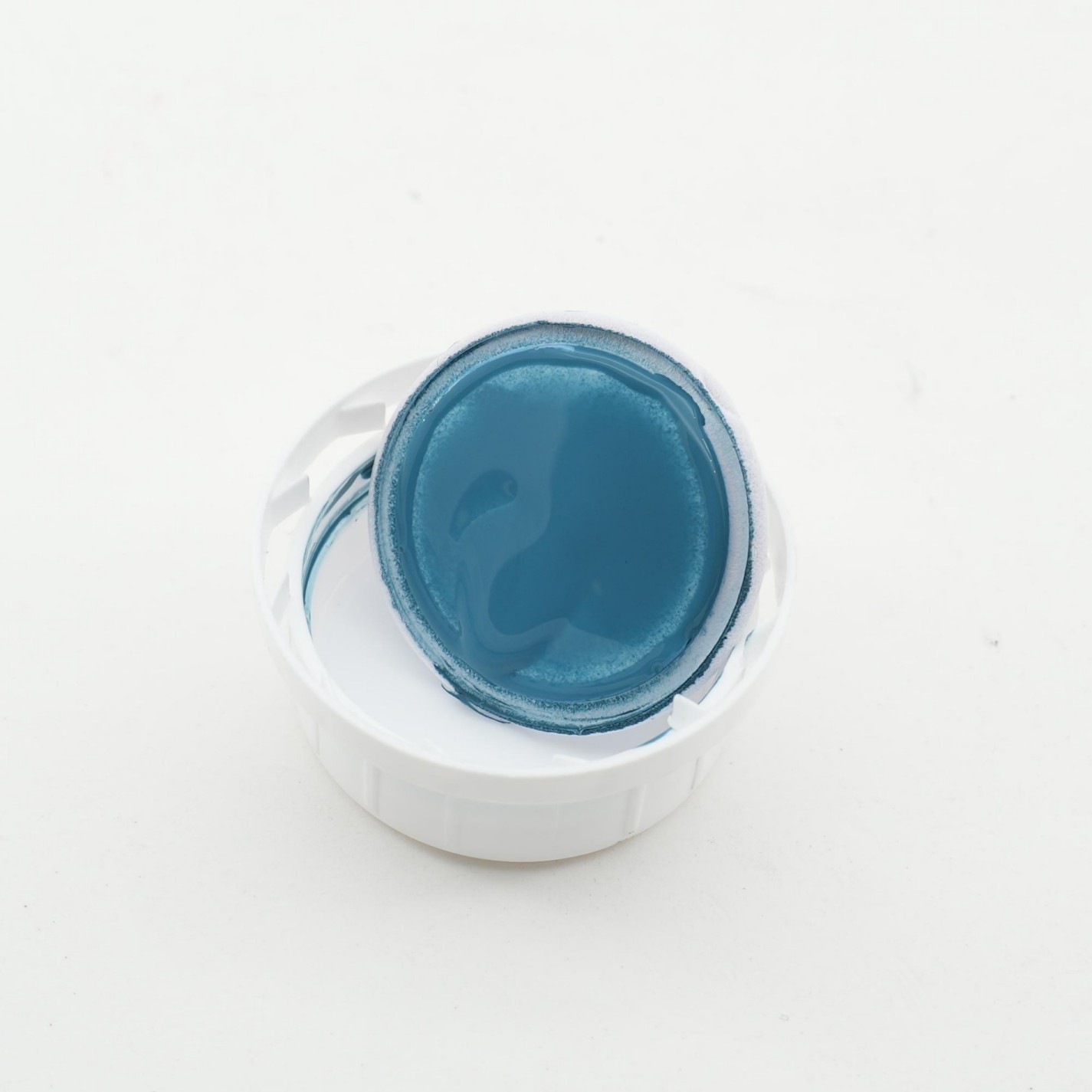 blue concrete floor paint