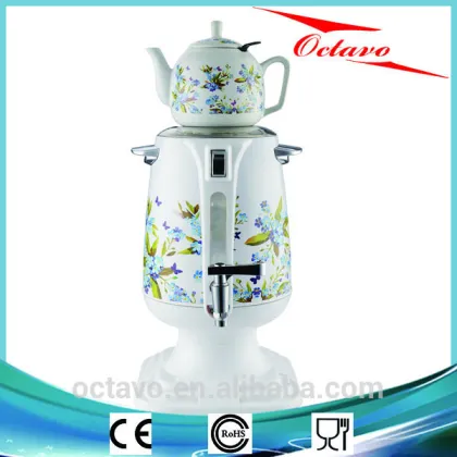 2016 Electric samovar with ceramic tea pot/ tea pot samovar