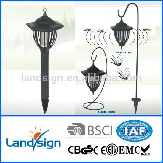 solar mosquito killer light with hook in outdoor lights Cixi manufacture