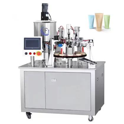 JINFENG Automatic Cosmetic Cream Tube Filling Machine